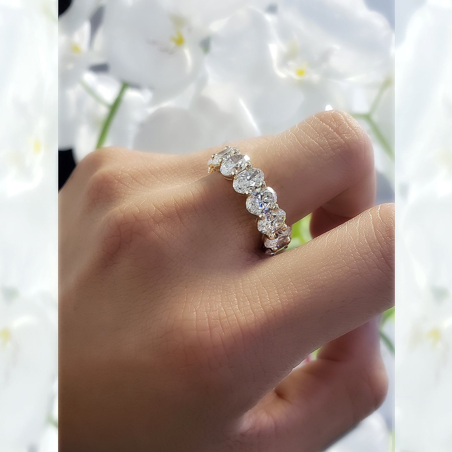 Claw Diamond Band: Spaced Eternity Band - GOODSTONE