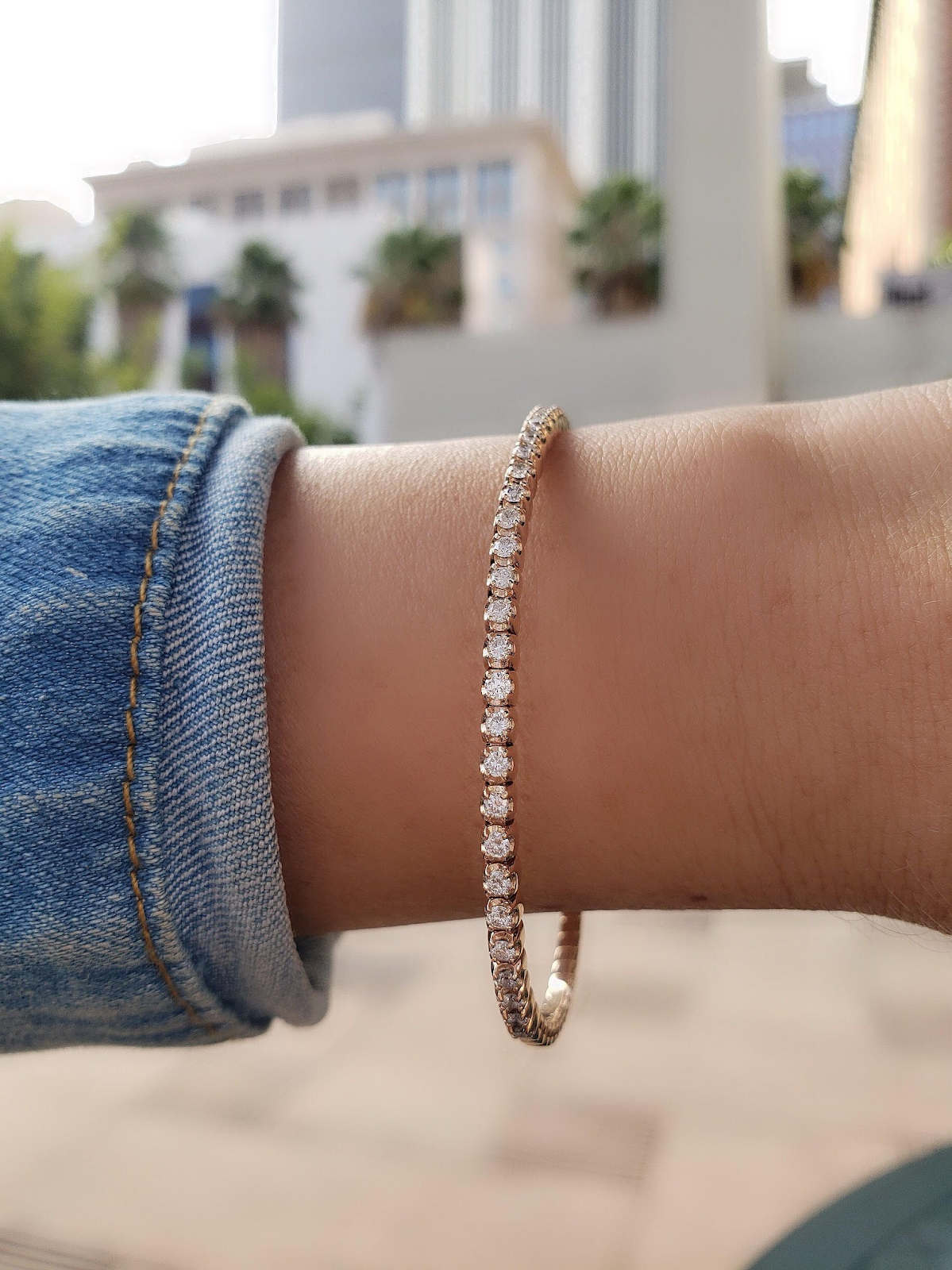 Pandora Sparkling Tennis Bracelet | REEDS Jewelers