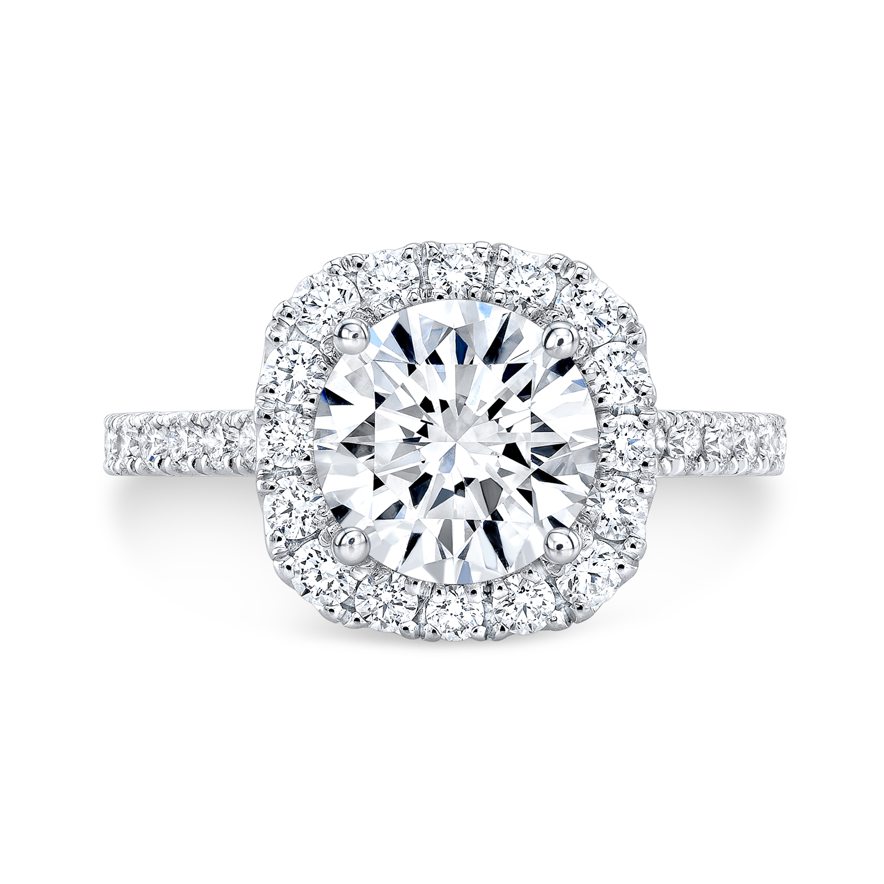 1.50 Carat Emerald Cut Moissanite and Diamond Halo Wedding Ring Set in —  kisnagems.co.uk