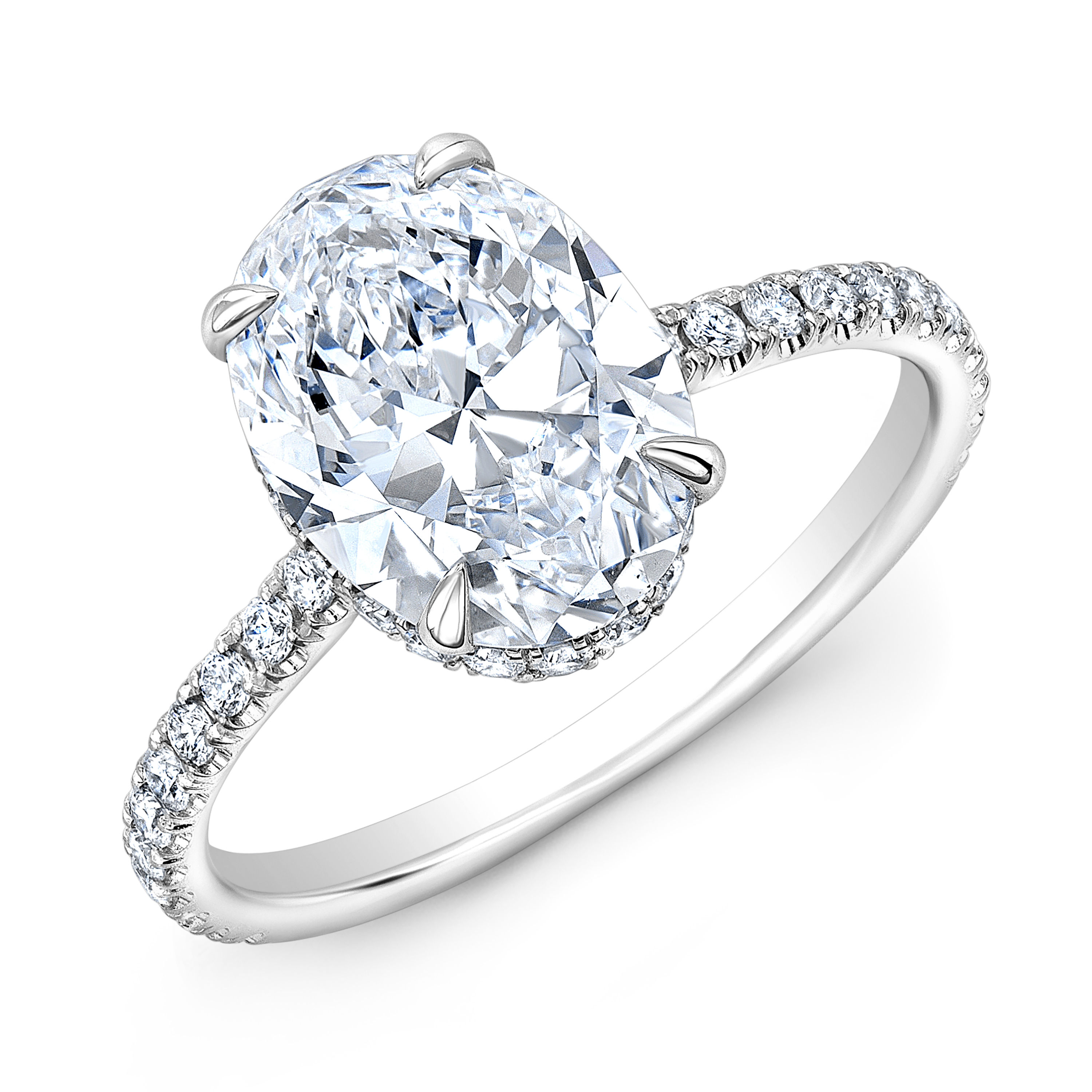 Halo oval Engagement Ring | Engagement Rings | Nir Oliva Jewelry