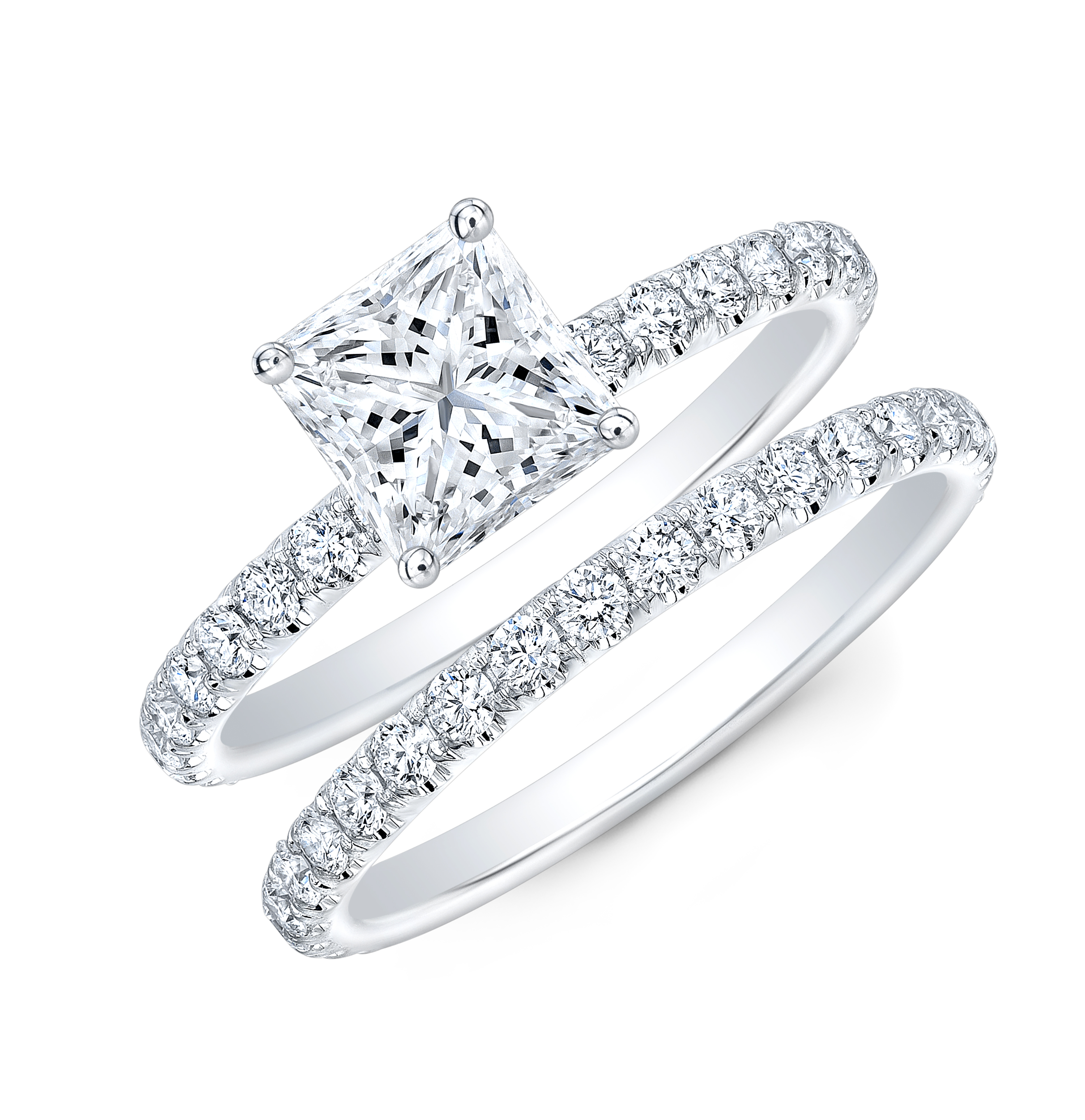 Flower Shaped Halo Engagement Ring | Jewelry by Johan - Jewelry by Johan