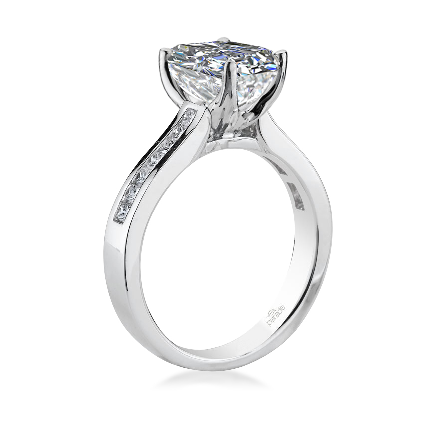 1.36ct. Radiant cut Natural Diamond Parade Design Hemera Bridal Lyria ...