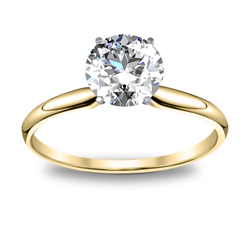 simple solitaire ring designs