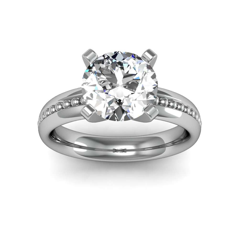 Round Brilliant Cut Solitaire Diamond Engagement Ring 1.00 carat total  weight 14K Gold (G,I1) - Walmart.com