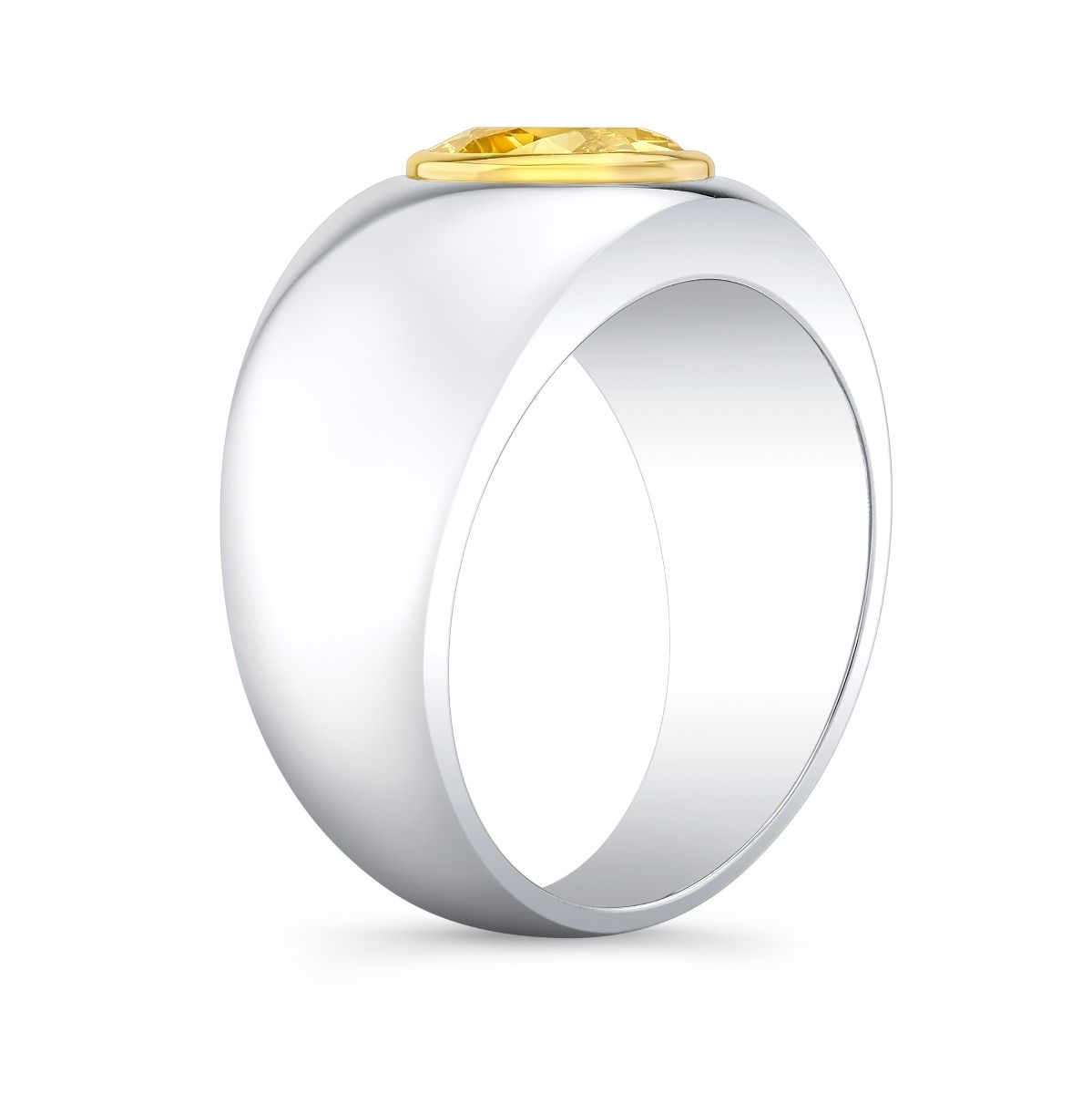 Order White Gold Men's Ring Sensual Corona 10 mm | GLAMIRA.com