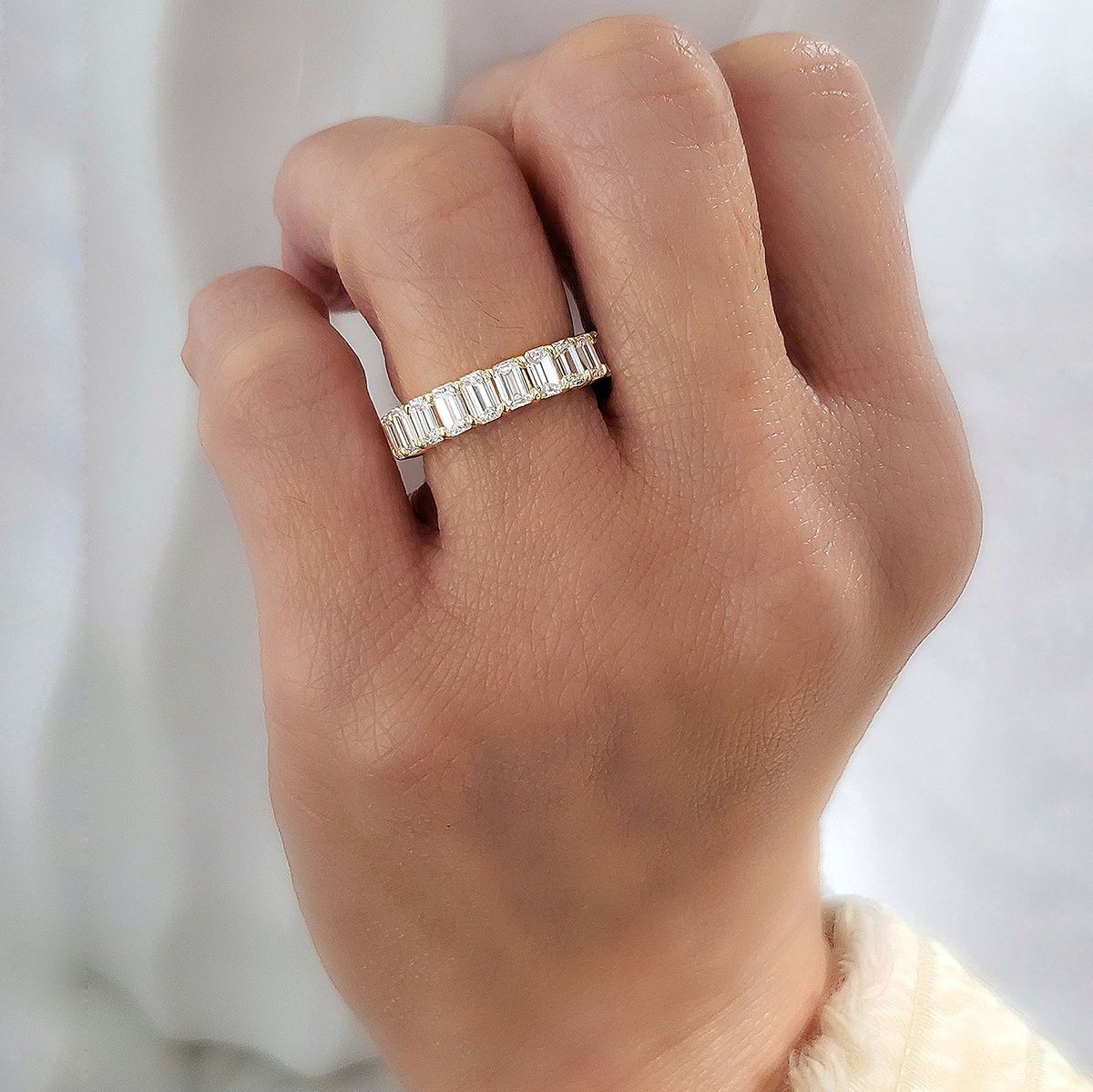 Marquise & Migraine Eternity Diamond Ring | Berlinger Jewelry