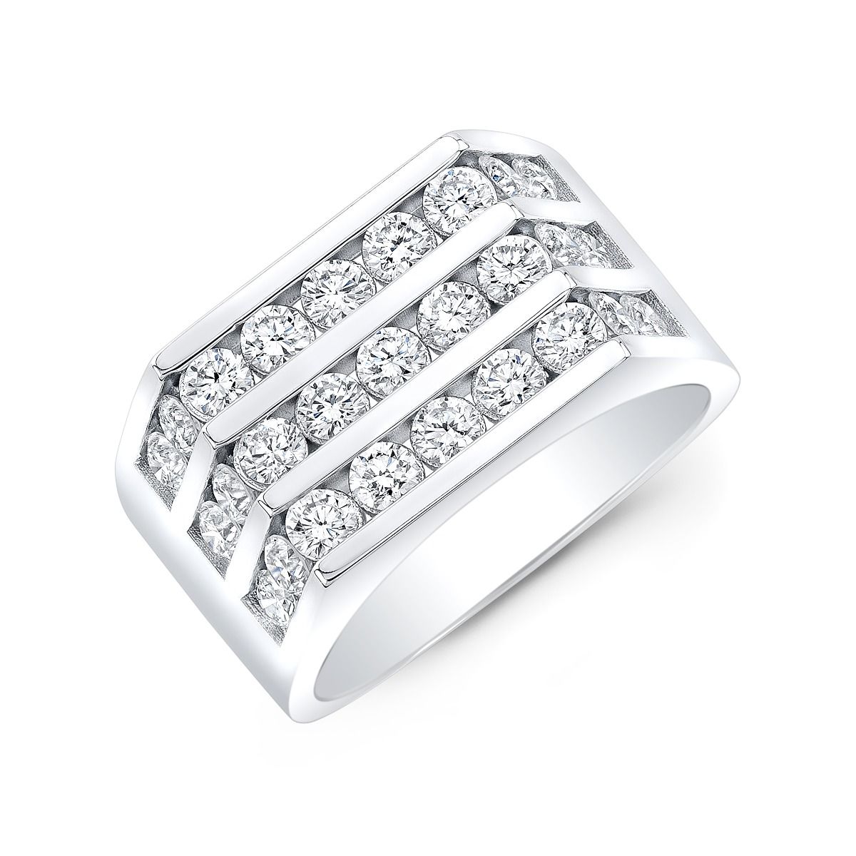 Buy Neo Round Diamond Ring For Men Online