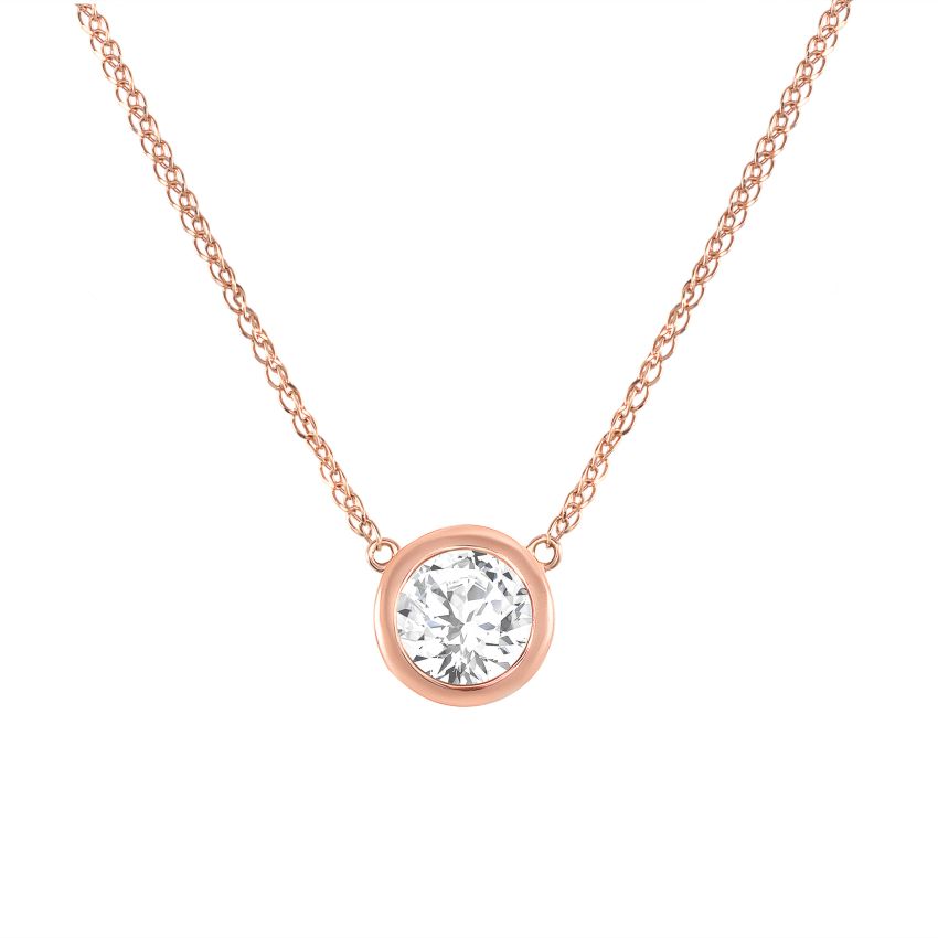 LEDODI Queen Bezel Diamond Necklace | Diamond Mansion