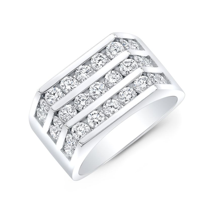 Sterling Silver Zirconia Mens Ring – Shiels Jewellers
