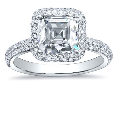 Celebrity Asscher cut Engagement Rings | Diamond Mansion