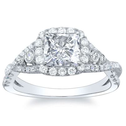 5 Stone Princess cut Engagement Rings | Diamond Mansion