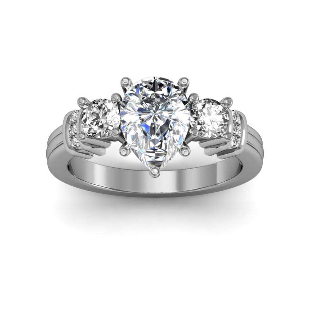 Tiffany & Co. 5 Stone Diamond 0.55CTW F VS Platinum Wedding Band Ring Size  6.25 w/ Pouch - Diamond Guy Hawaii