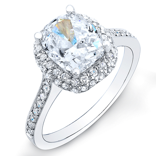 11 Stone French Pave Diamond Wedding Band – Thomas Markle Jewelers